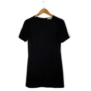 LOFT Dress Womens 4 Stretch Short Sleeve Career LBD Black NEW